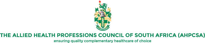 AHPCSA - Allied Health Professions Council